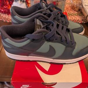 Men's Nike Dunk Retro Sneakers, Size 8, Mineral Slate/Armory Navy